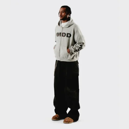 HMDD Zip Grey Hoodie