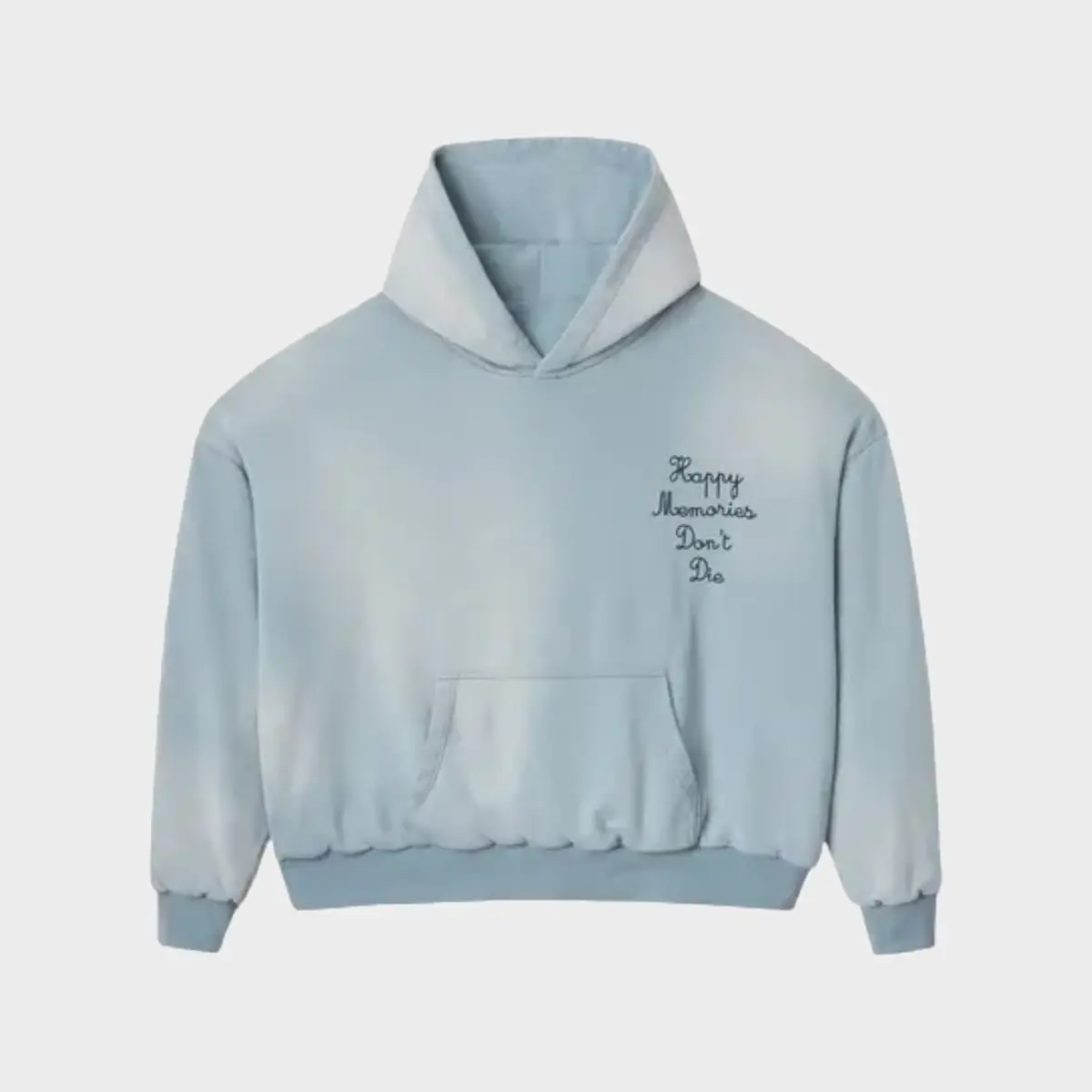 Hmdd 2 Ply Hoodie Sky Blue