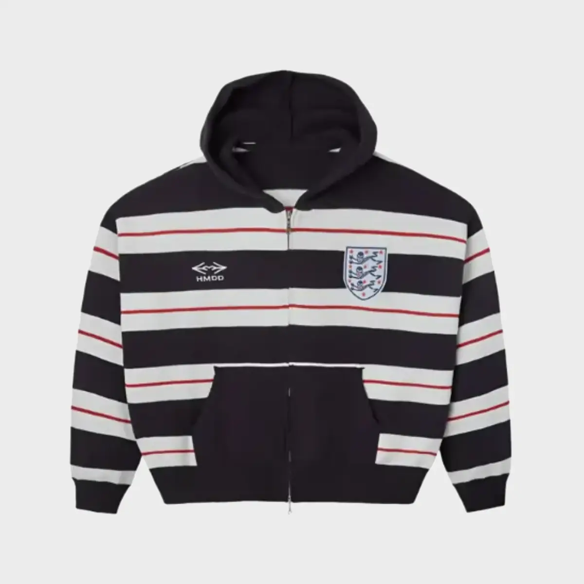 Hmdd-Futbol-Ingerland-Zip-Hoodie